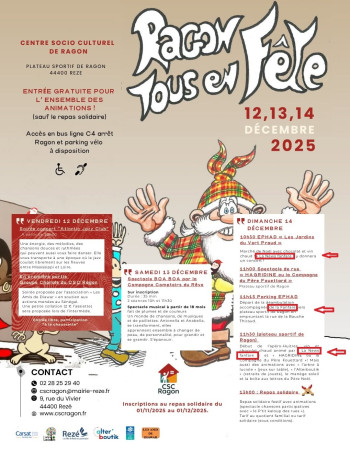 DECEMBRE 2025 - RAGON TOUS EN FETE